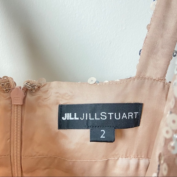 Jill Jill Stuart Champagne Sequin Dress - Picture 4 of 9